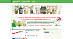 Desktop Screenshot of fleursdebachbio.com